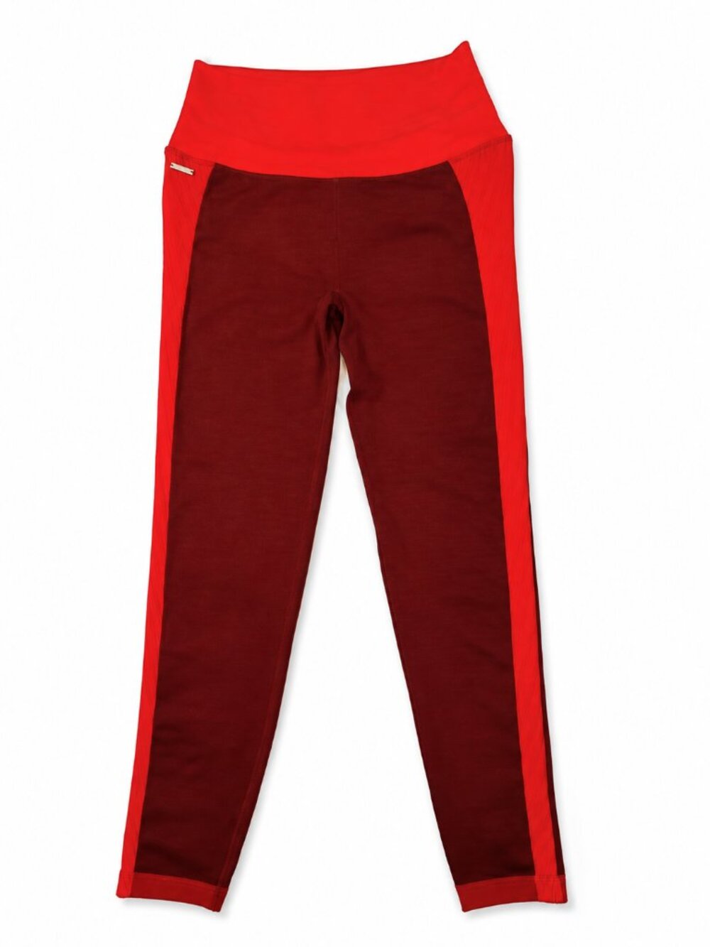 ECHT Arise Scrunch Leggings M Berry Burgundy High Rise Gym Girl Athleisure